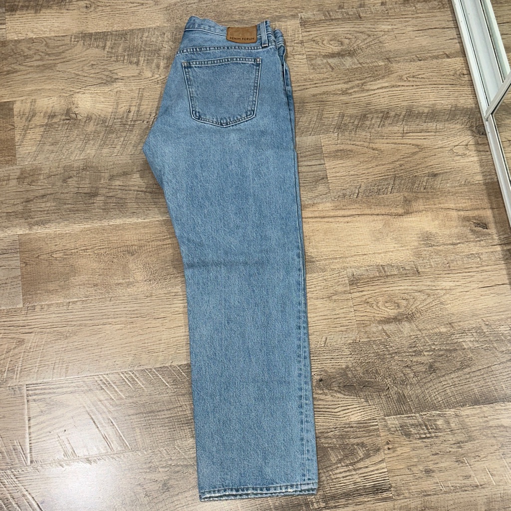 Denim Forum Light Blue Straight Jeans